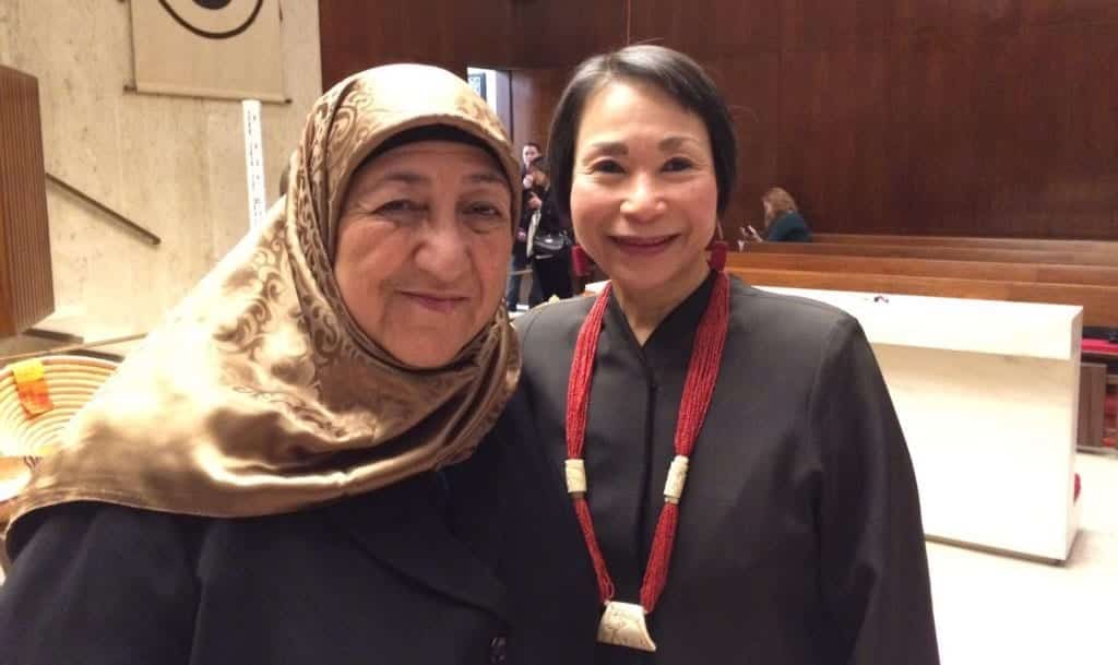 Sakena Yacoobi and Audrey Kitagawa