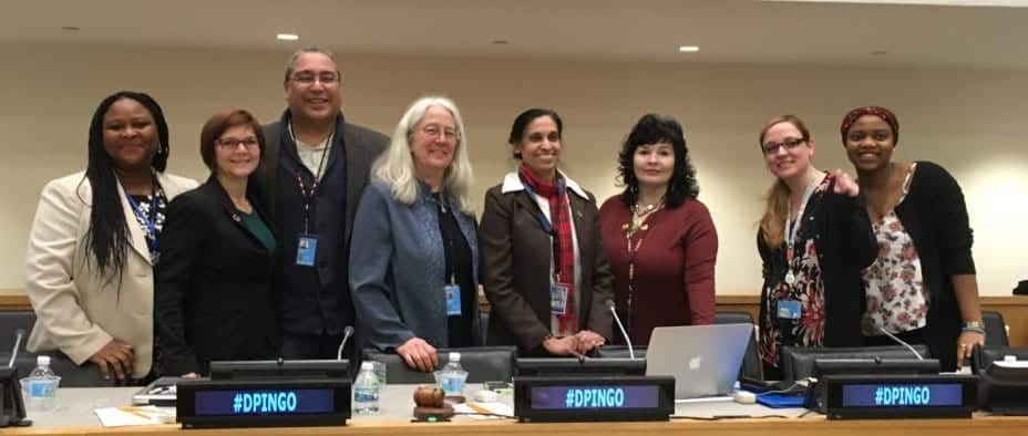 Our full crew: Women as Roots of Change DPI/NGO Session at CSW61
